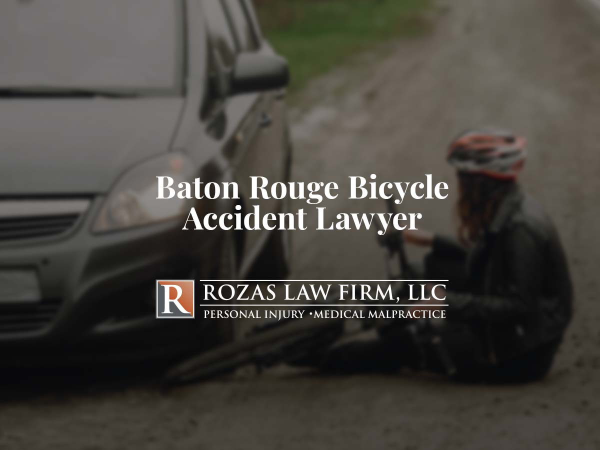 Baton Rouge Bicycle Accident Lawyer | Rozas Personal Injury Law